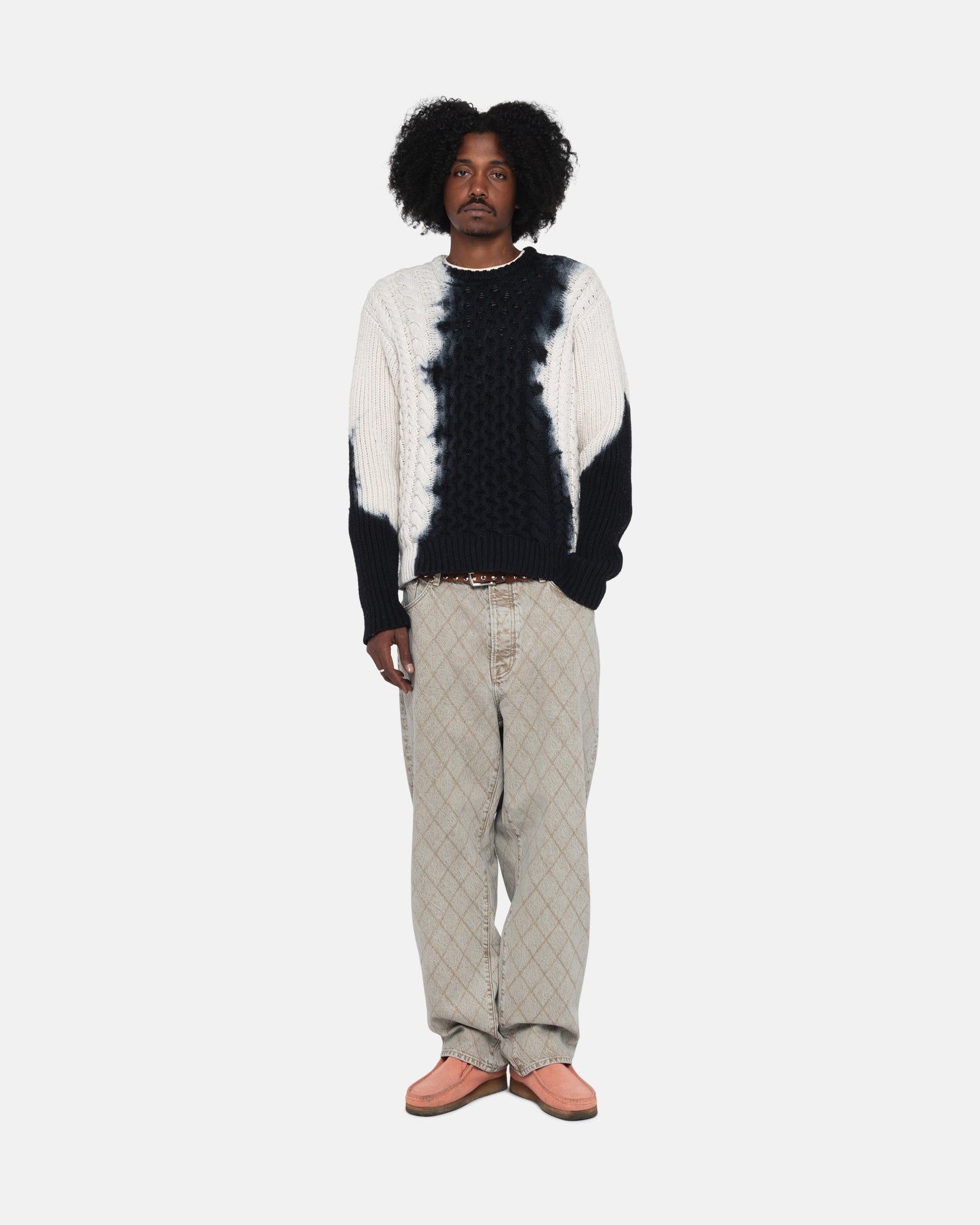 TIE DYE FISHERMAN SWEATER sold by Stussy product image thumbnail 5