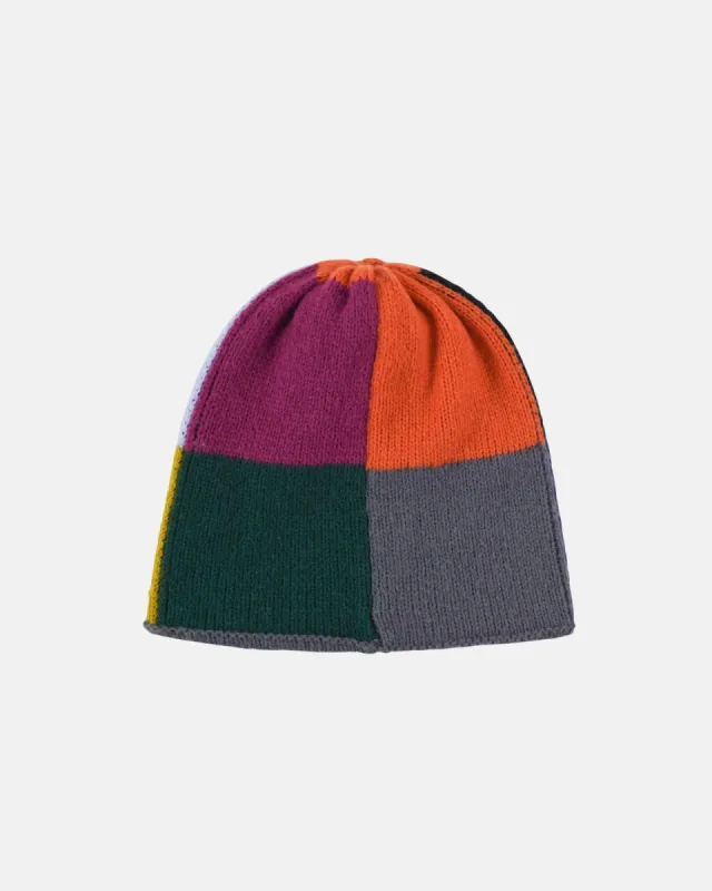 8 SQUARE KNIT SKULLCAP BEANIE made by Stussy