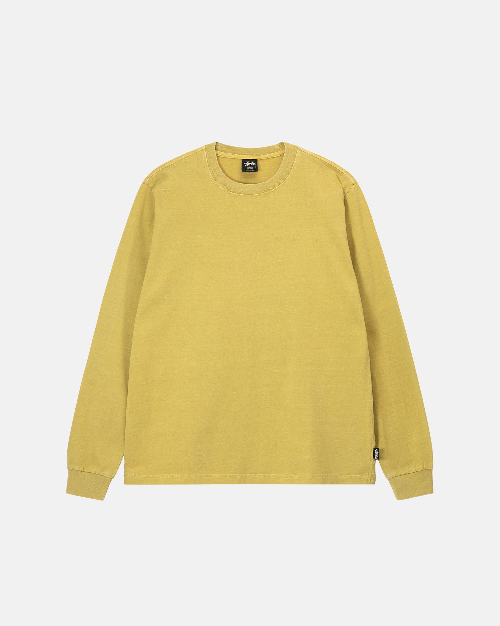HEAVYWEIGHT PIGMENT DYED LS CREW sold by Stussy