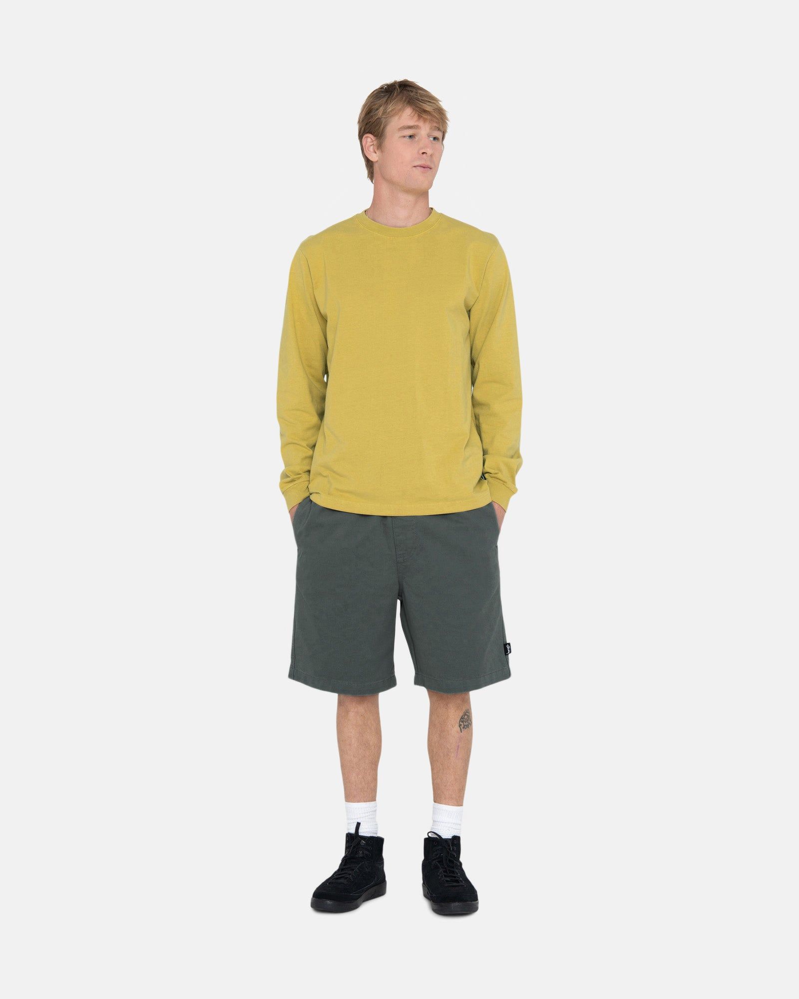 HEAVYWEIGHT PIGMENT DYED LS CREW sold by Stussy product image thumbnail 3