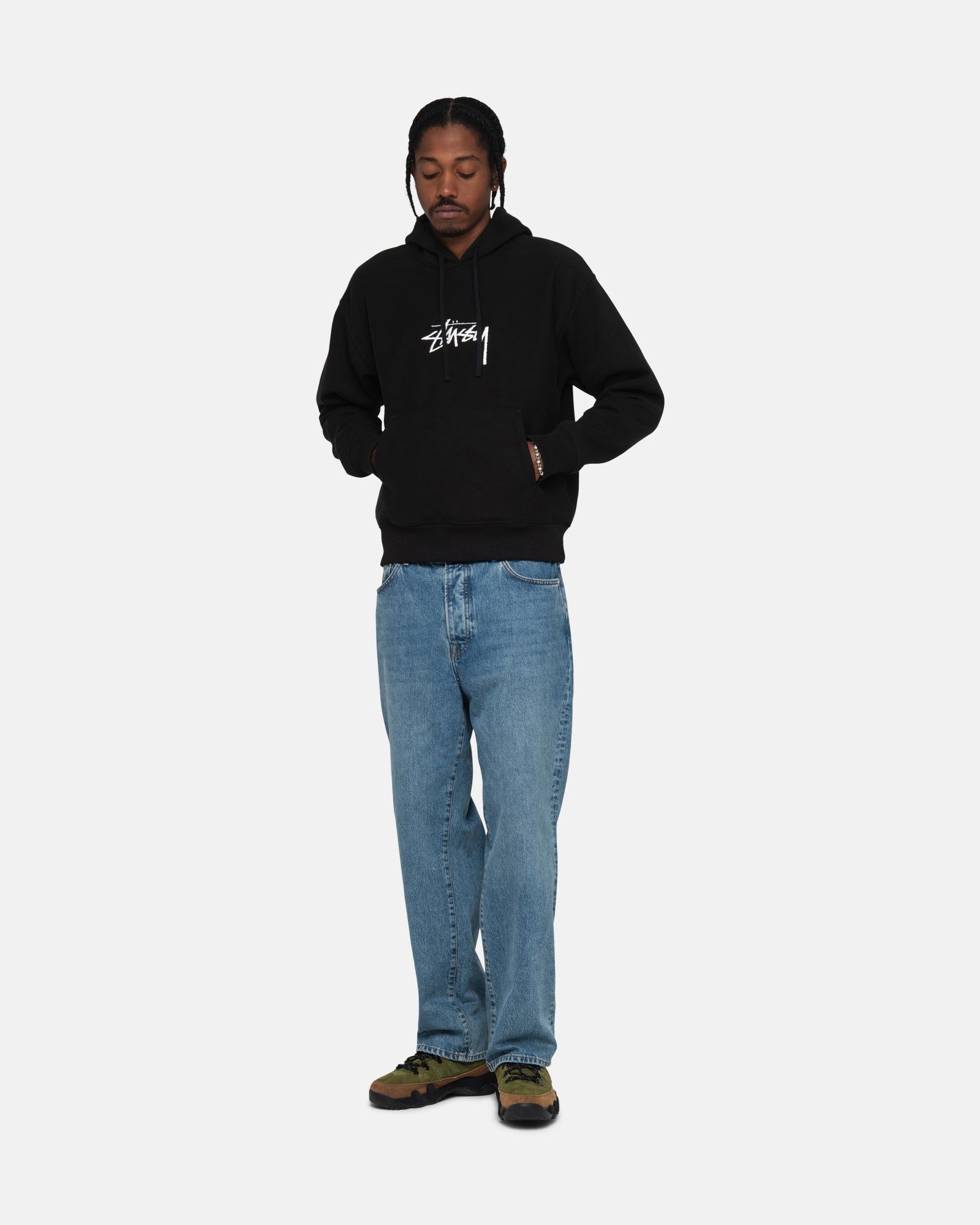 STOCK LOGO APPLIQUE HOODIE sold by Stussy product image thumbnail 4