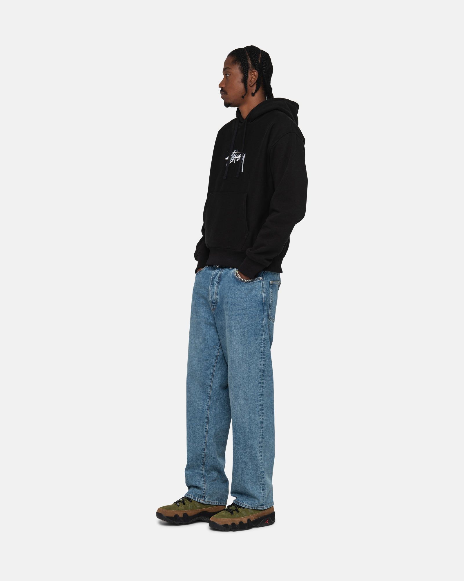 STOCK LOGO APPLIQUE HOODIE sold by Stussy product image thumbnail 5