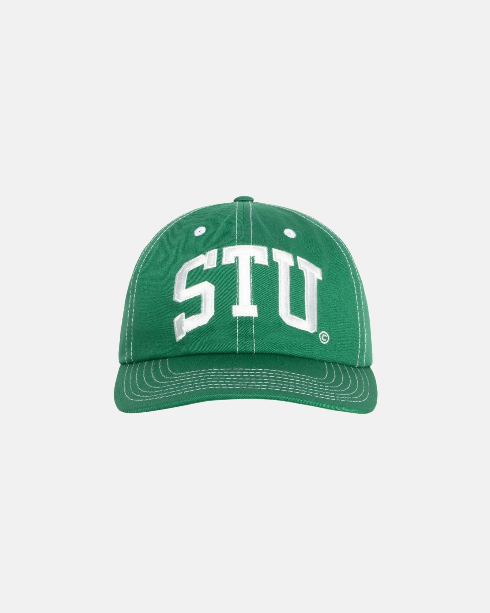 MID-DEPTH STU ARCH STRAPBACK sold by Stussy
