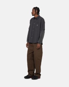 BOXY STRIPED SHIRT sold by Stussy