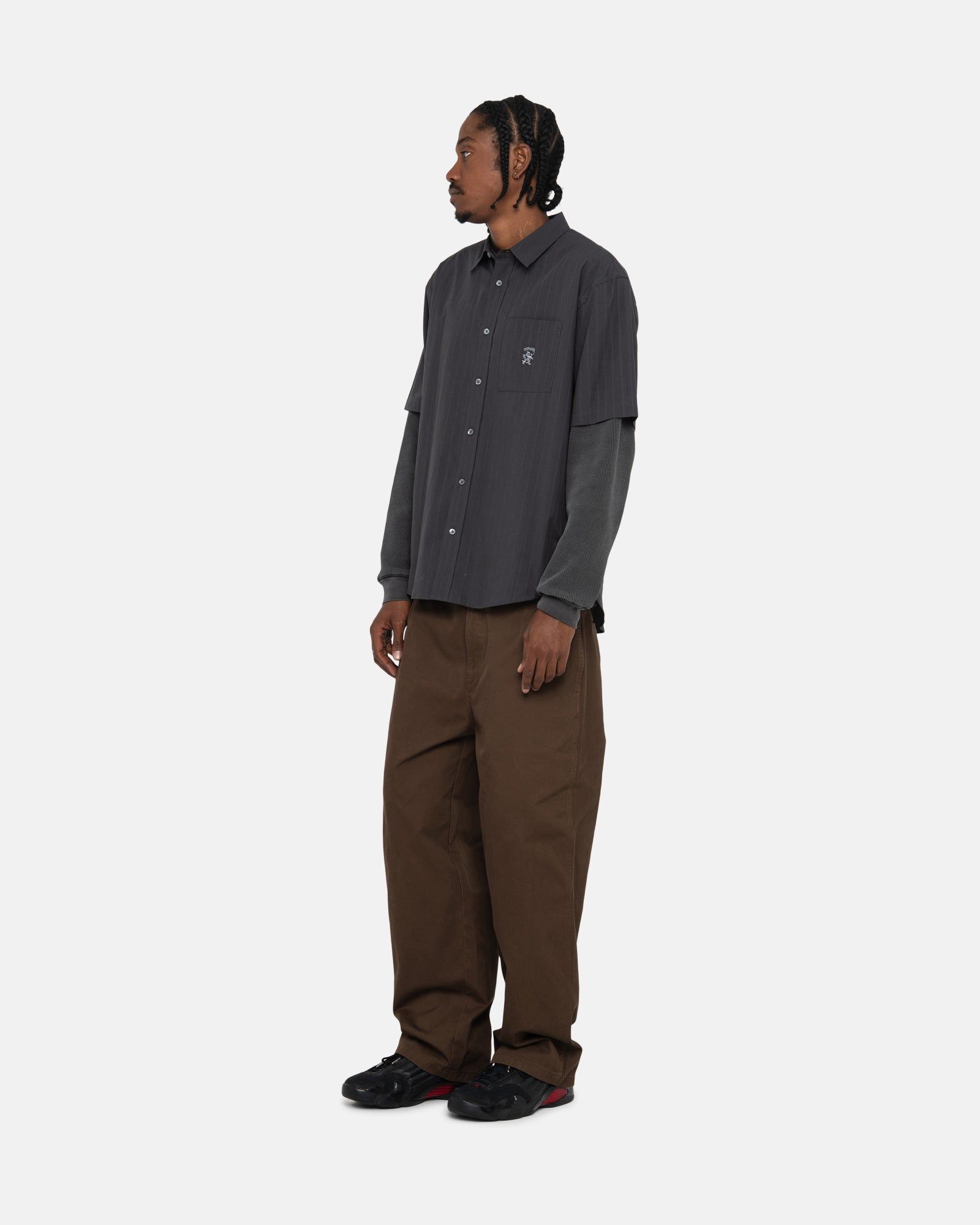 BOXY STRIPED SHIRT sold by Stussy product image thumbnail 5