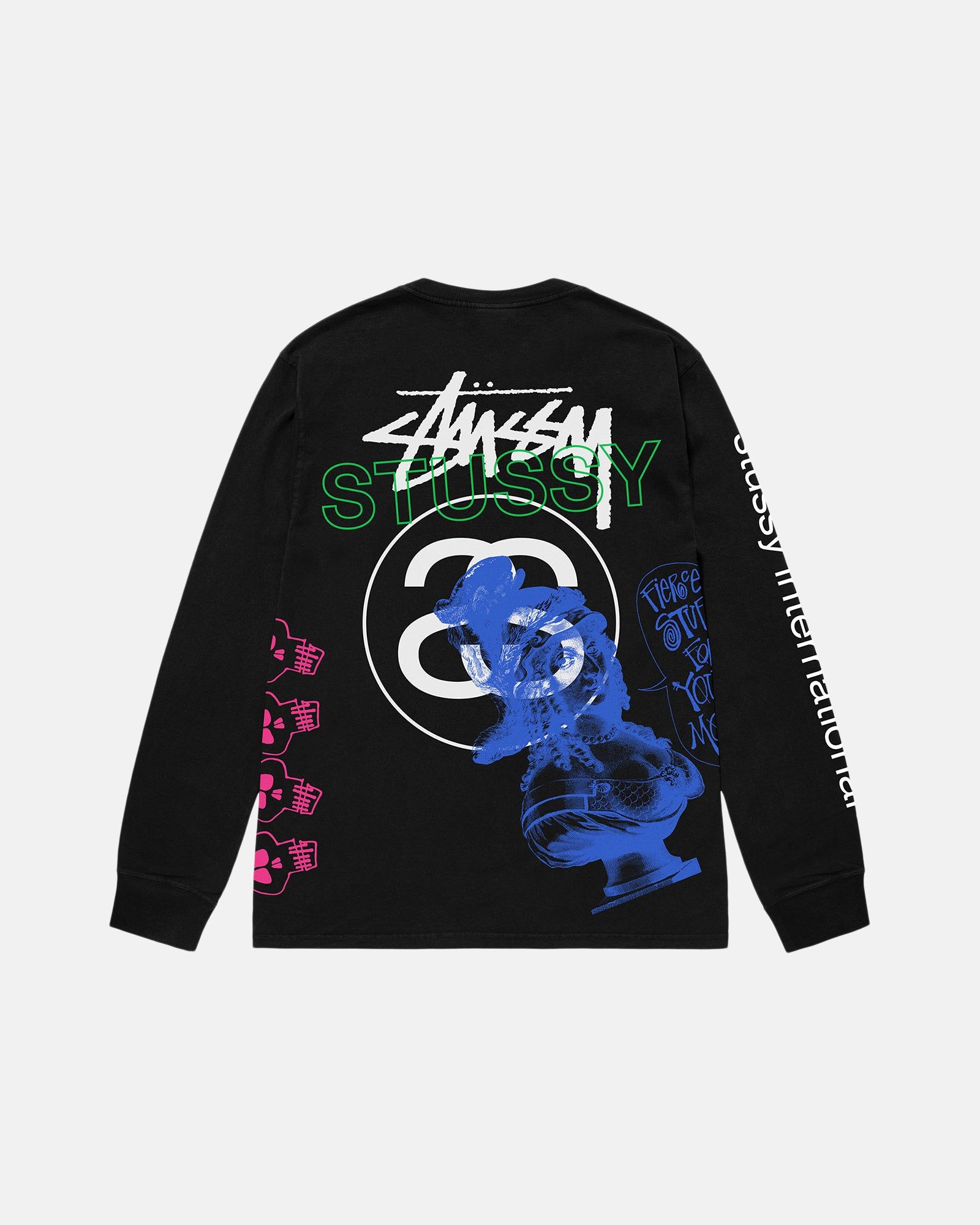 TEST STRIKE PIGMENT DYED LS TEE sold by Stussy