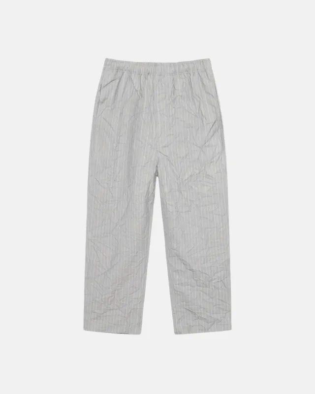 BEACH PANT WRINKLED STRIPE sold by Stussy