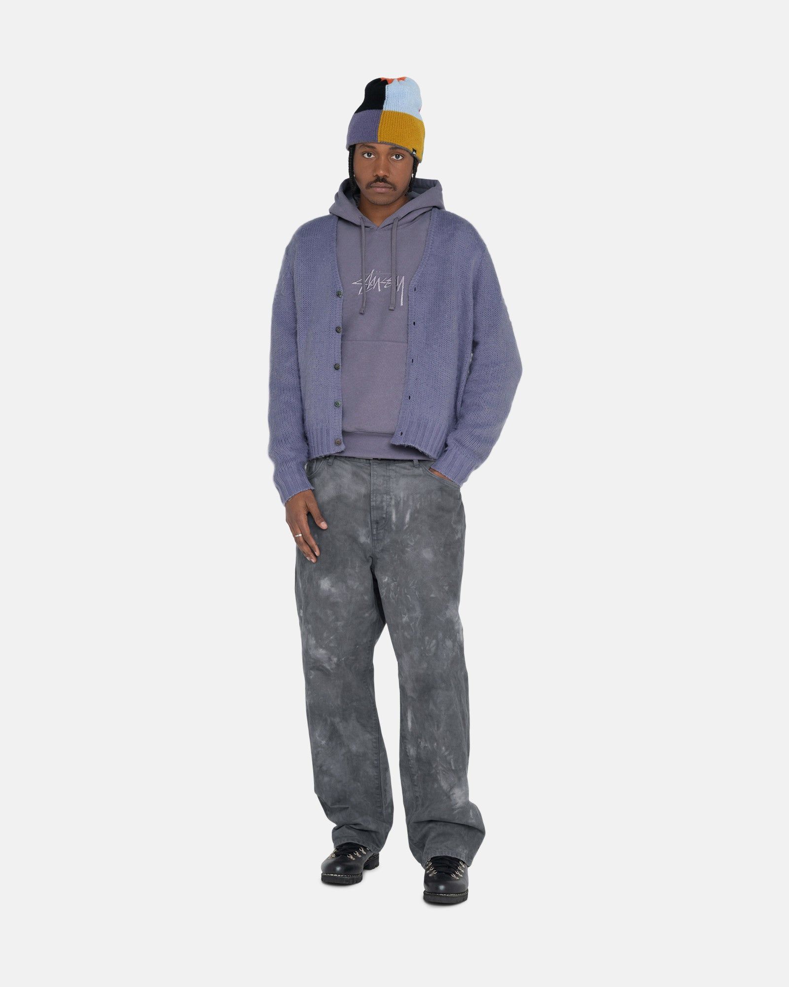 BRUSHED CARDIGAN sold by Stussy product image thumbnail 5