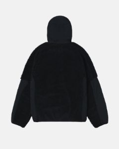 SHERPA PANELED HOODED JACKET sold by Stussy