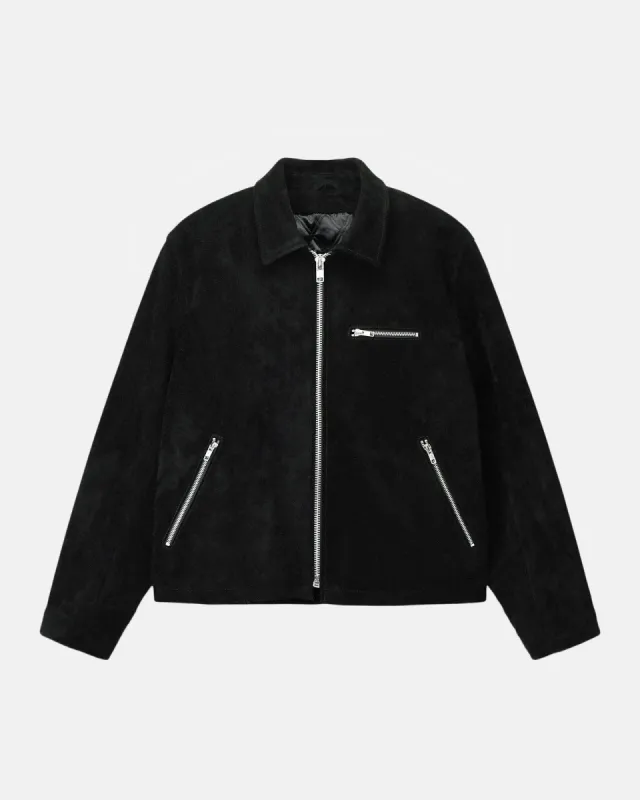 8 BALL SUEDE BING JACKET made by Stussy