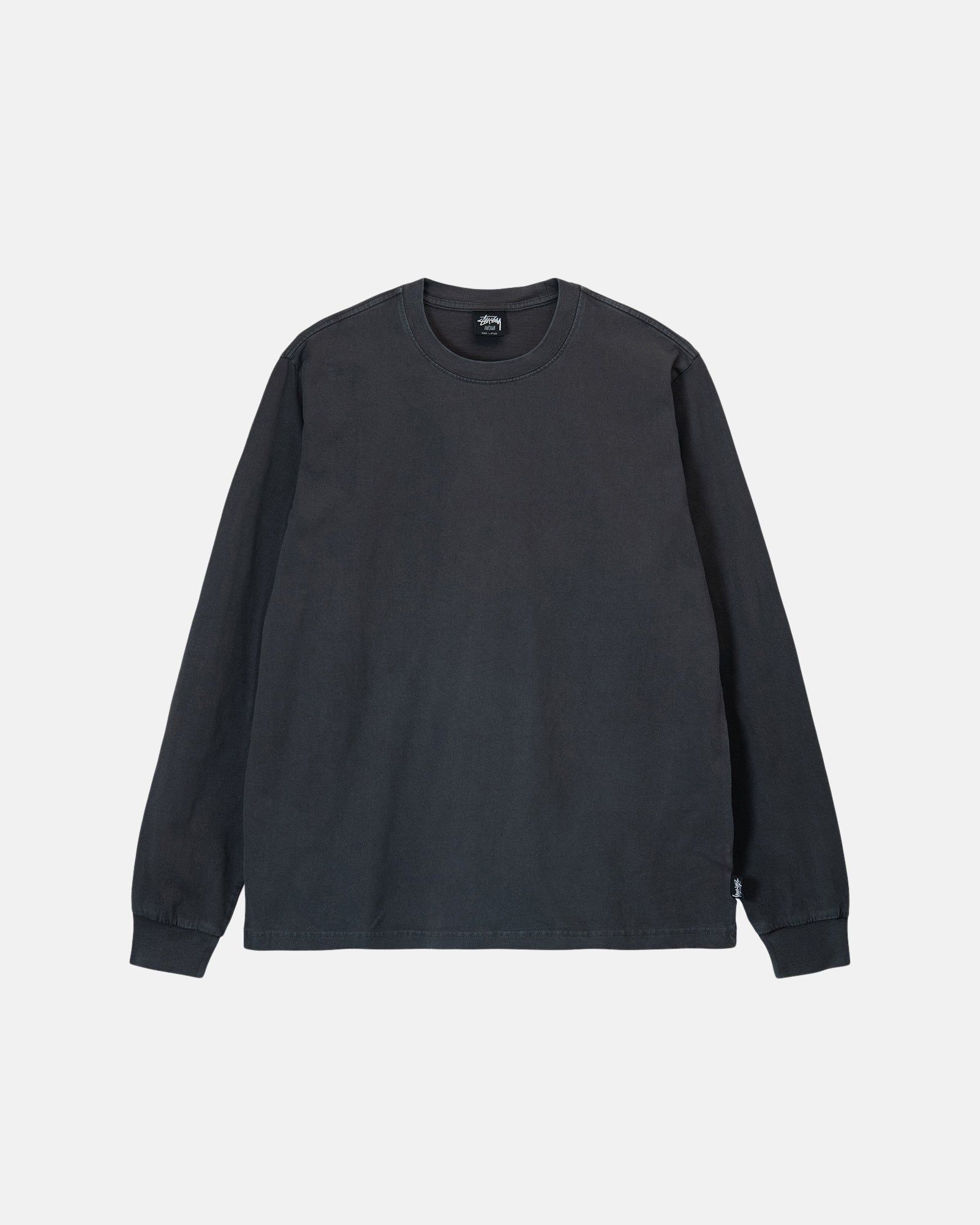 HEAVYWEIGHT PIGMENT DYED LS CREW sold by Stussy