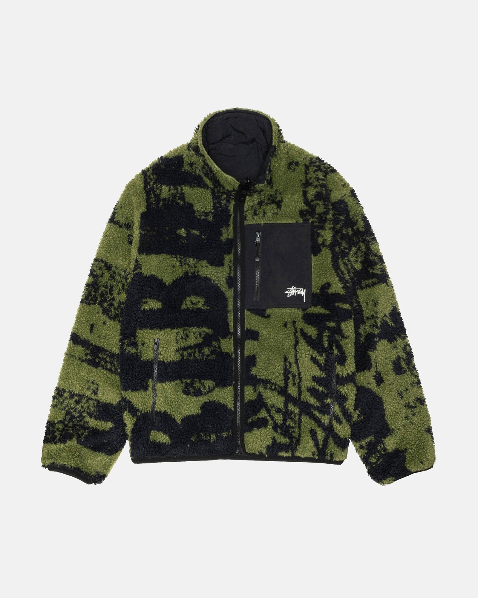 SHERPA REVERSIBLE PRINTED JACKET sold by Stussy