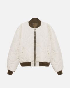 BUILT REVERSIBLE BOMBER JACKET sold by Stussy