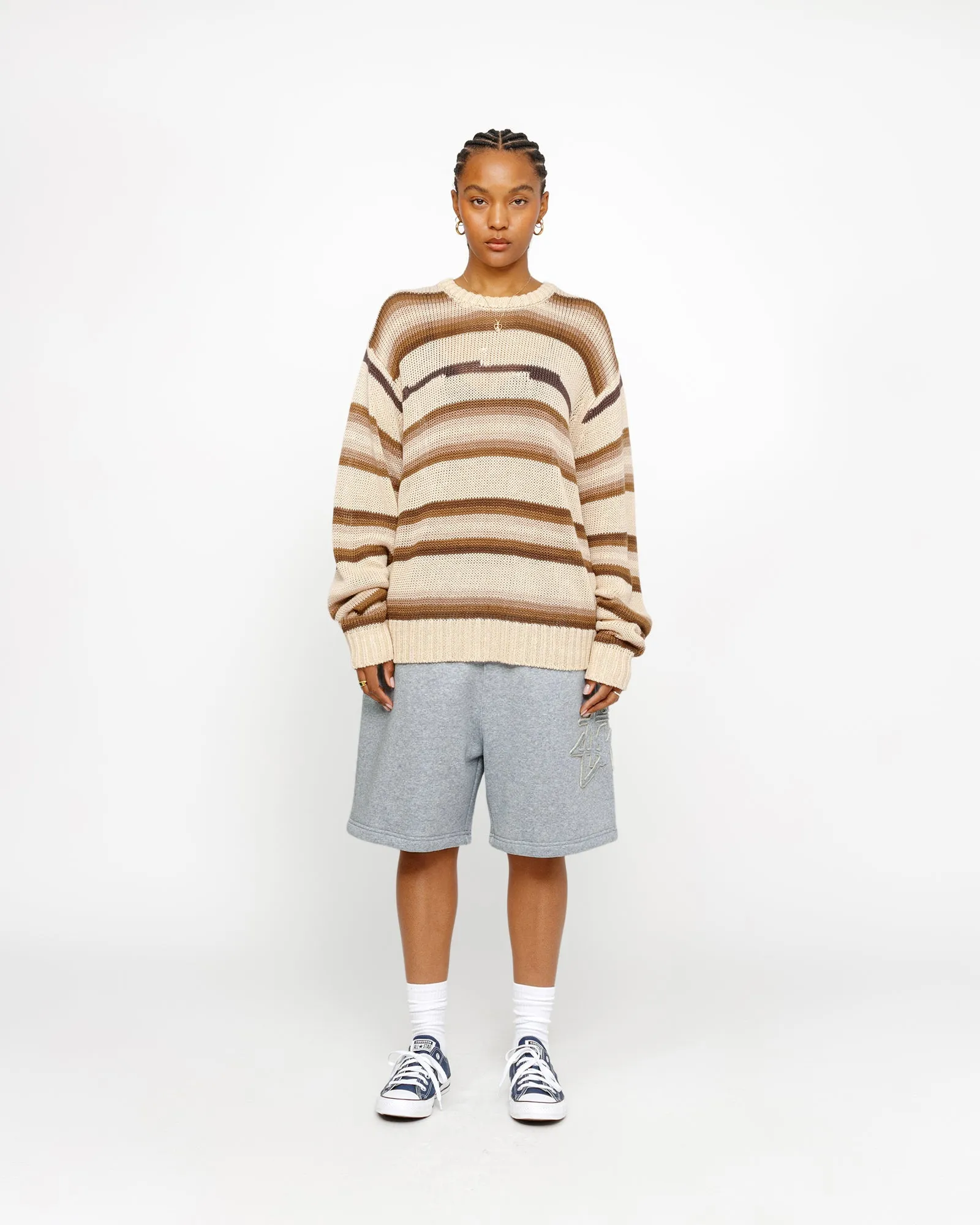 FLEECE SHORT TONAL APPLIQUE | Parallel