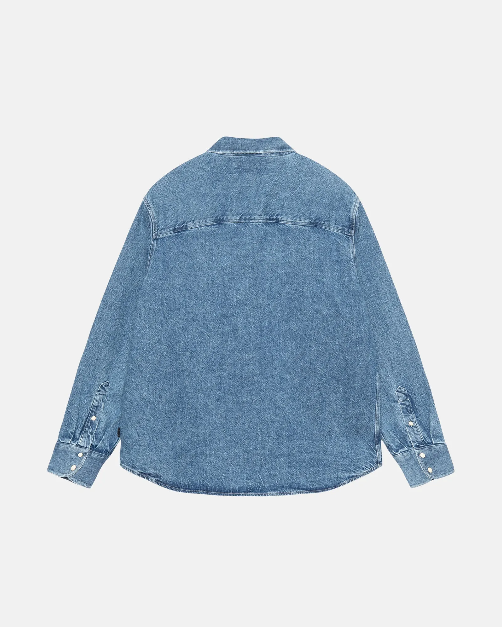 BOXY WESTERN DENIM SHIRT sold by Stussy product image thumbnail 2