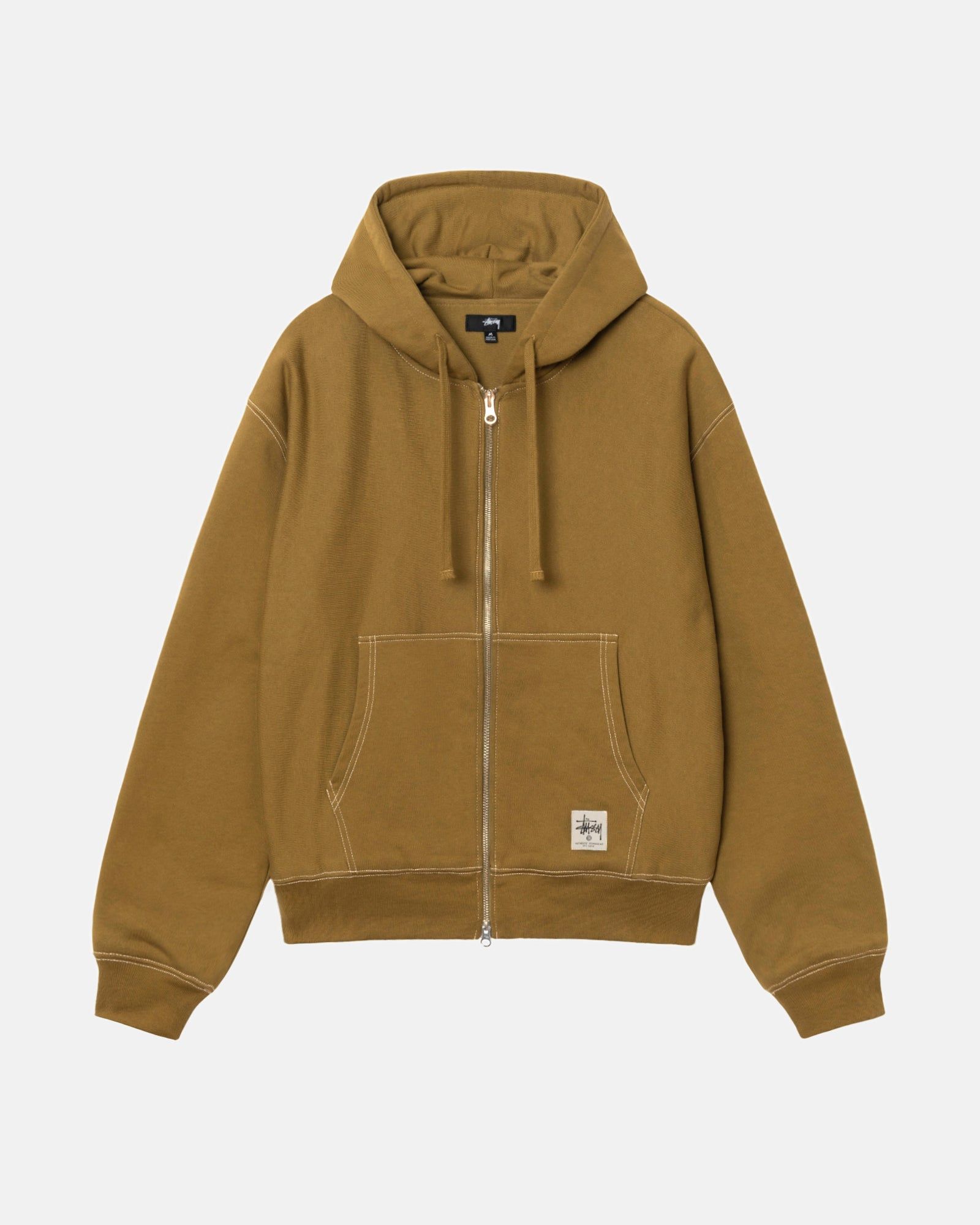 DOUBLE FACE LABEL ZIP HOODIE sold by Stussy
