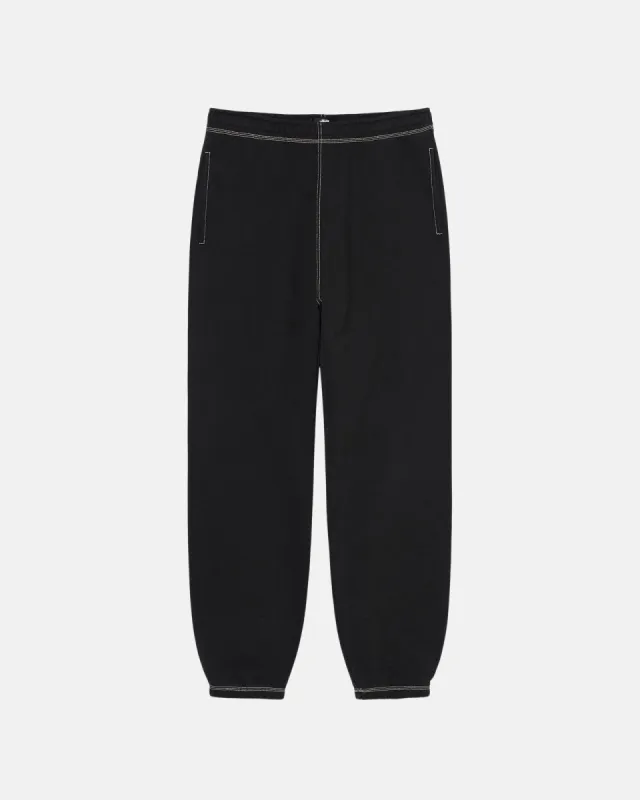 CONTRAST STITCH LABEL PANT made by Stussy