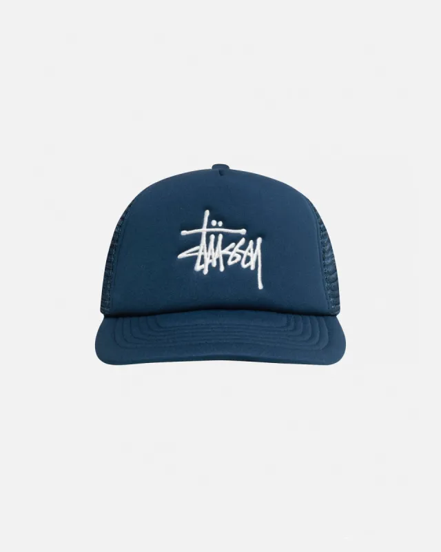 TRUCKER BIG BASIC SNAPBACK sold by Stussy