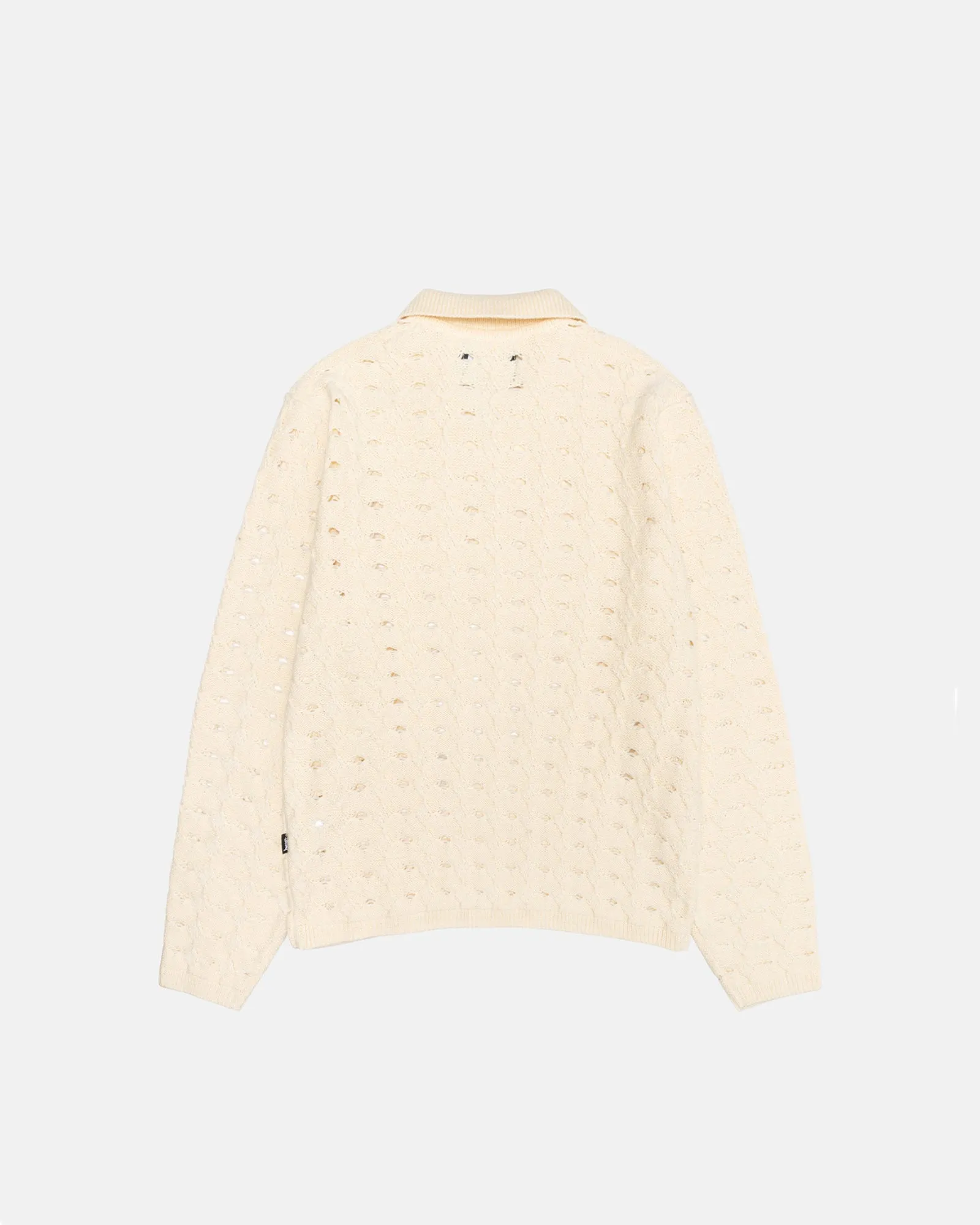 OPEN KNIT COLLARED SWEATER sold by Stussy product image thumbnail 2