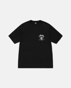 SKULL & BONES TEE PIGMENT DYED sold by Stussy