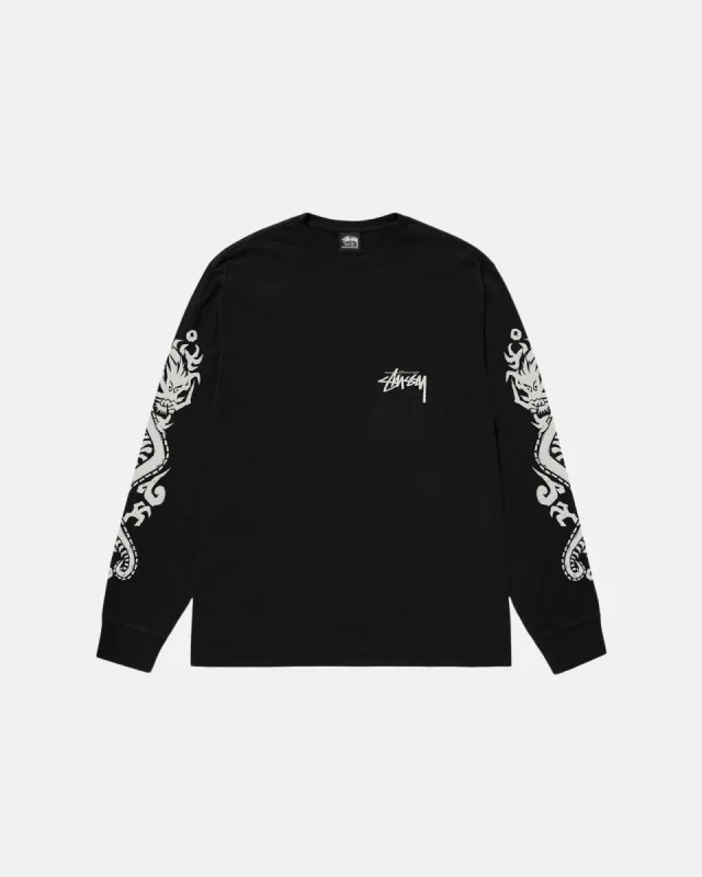 DRAGONS LS TEE PIGMENT DYED sold by Stussy