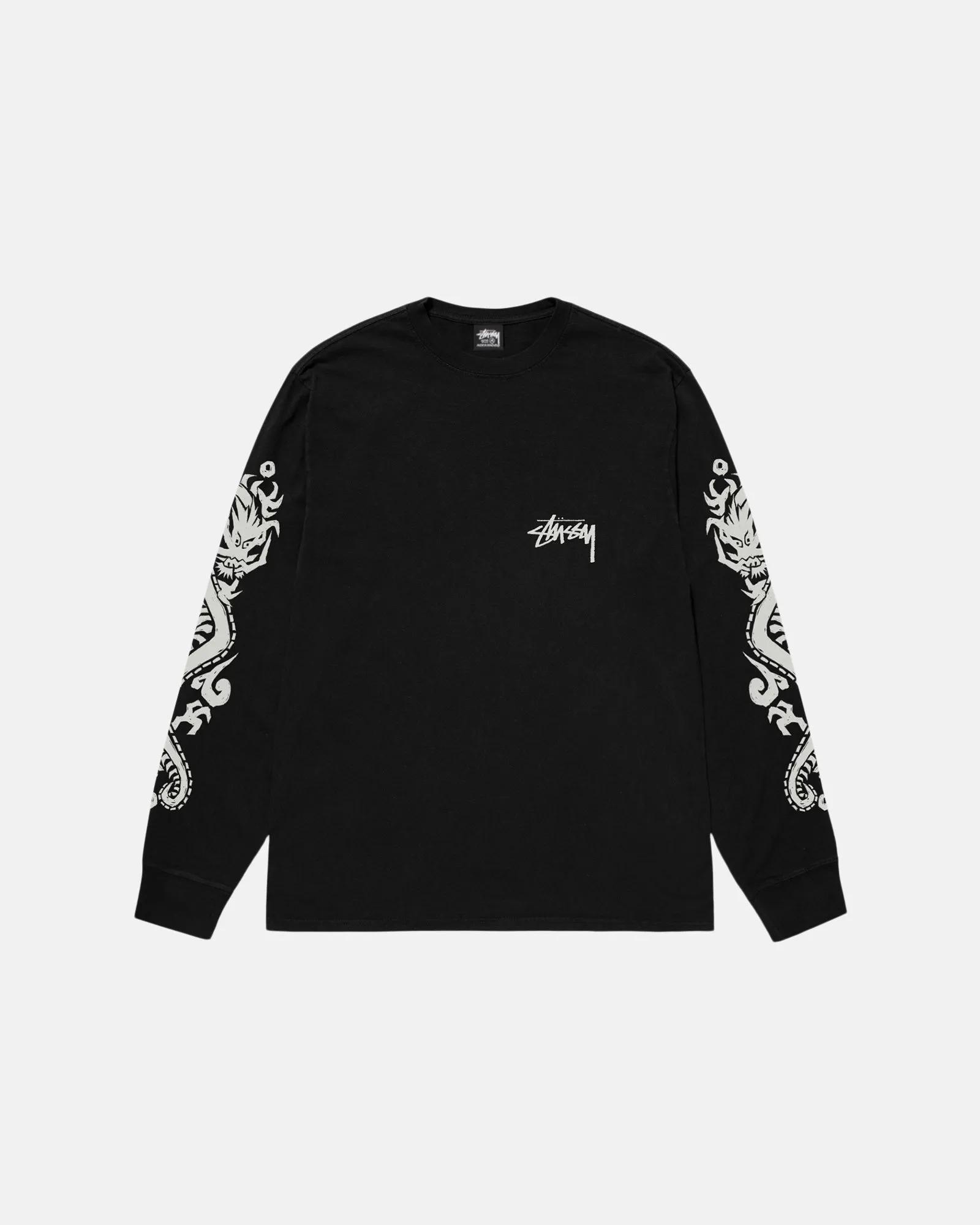 DRAGONS LS TEE PIGMENT DYED sold by Stussy