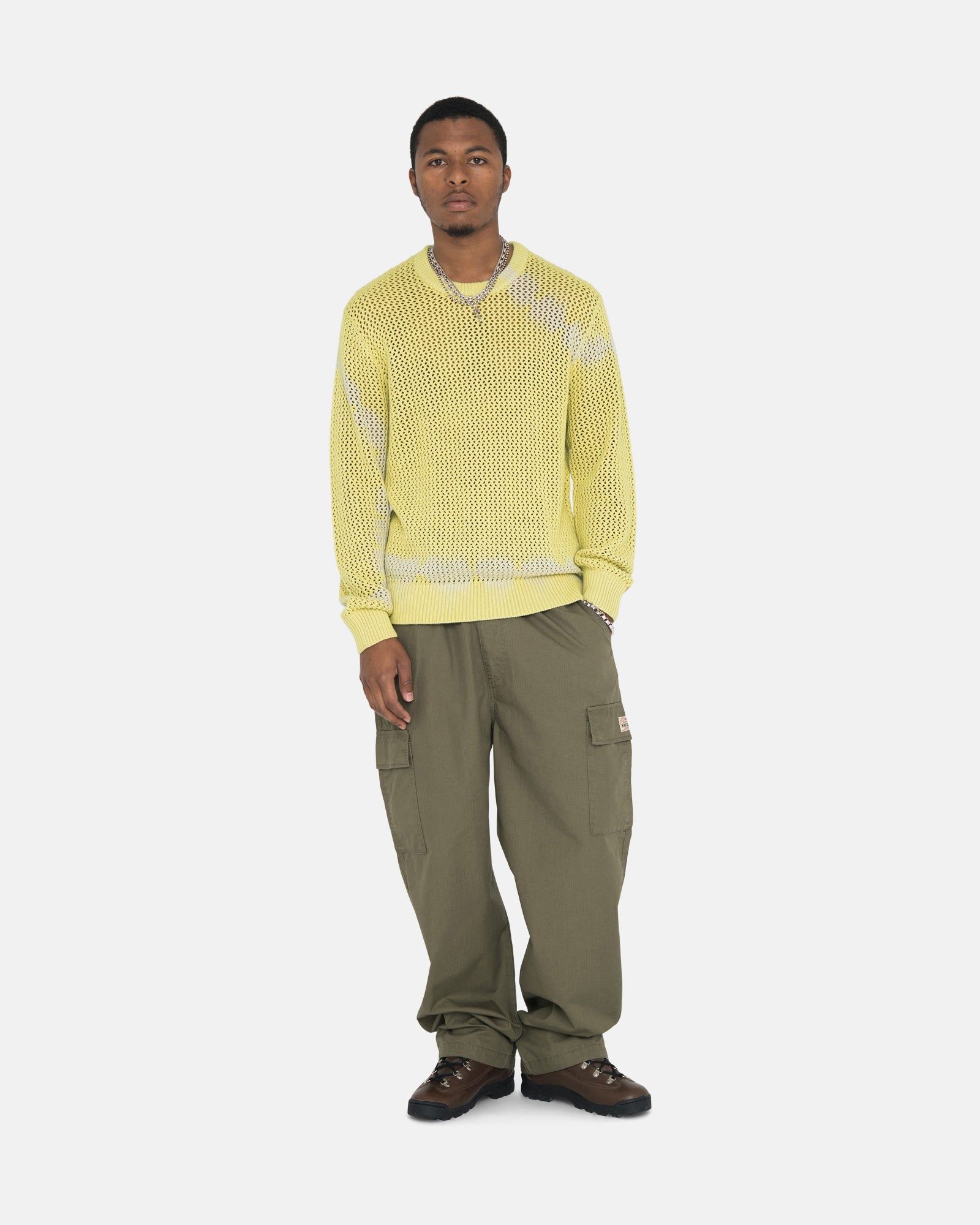 PIGMENT DYED LOOSE GAUGE SWEATER sold by Stussy product image thumbnail 5