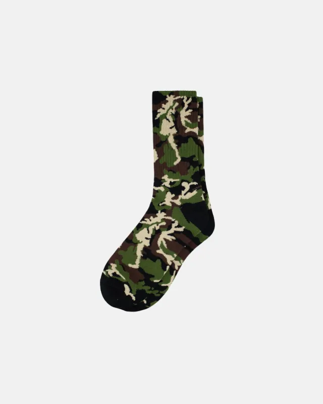 STOCK CAMO SOCKS sold by Stussy