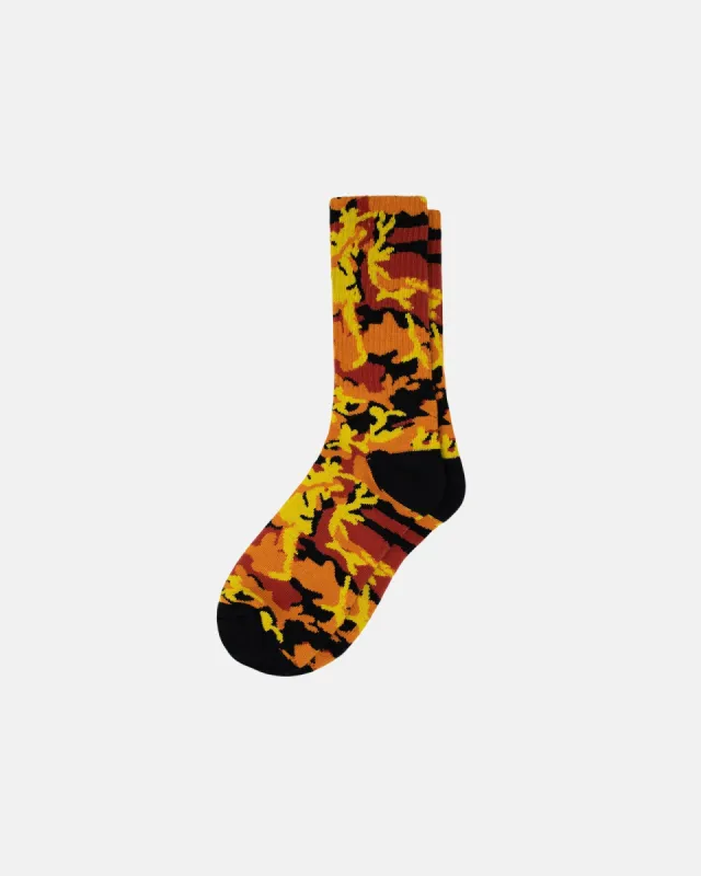 STOCK CAMO SOCKS sold by Stussy