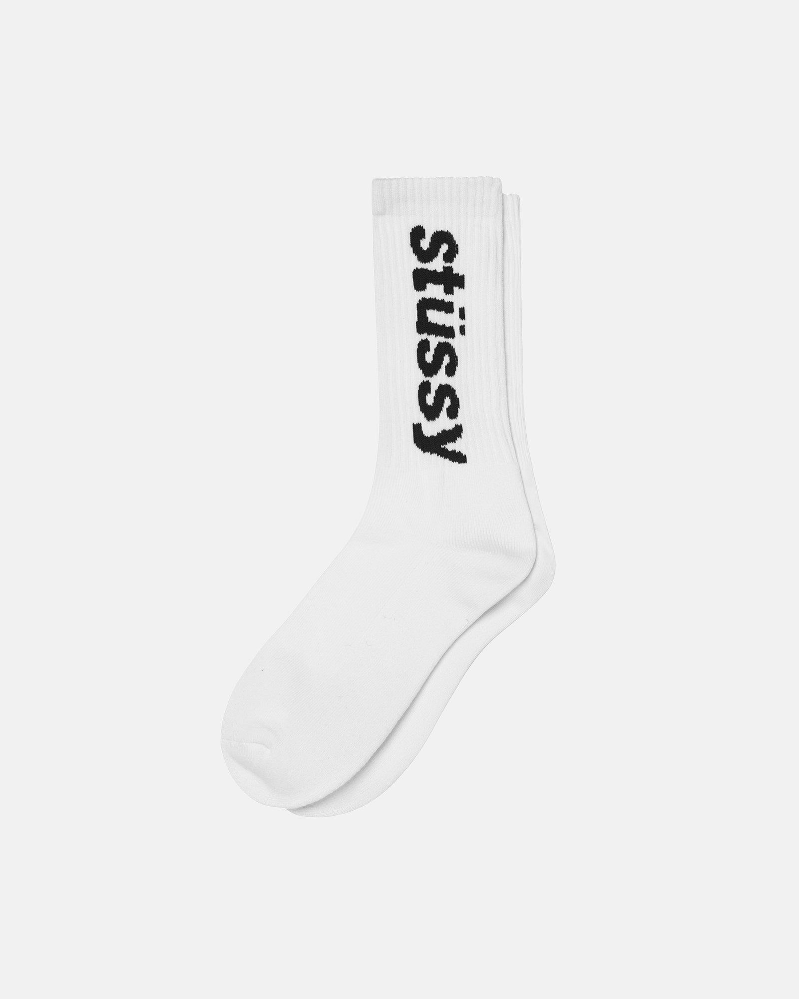 HELVETICA CREW SOCKS sold by Stussy