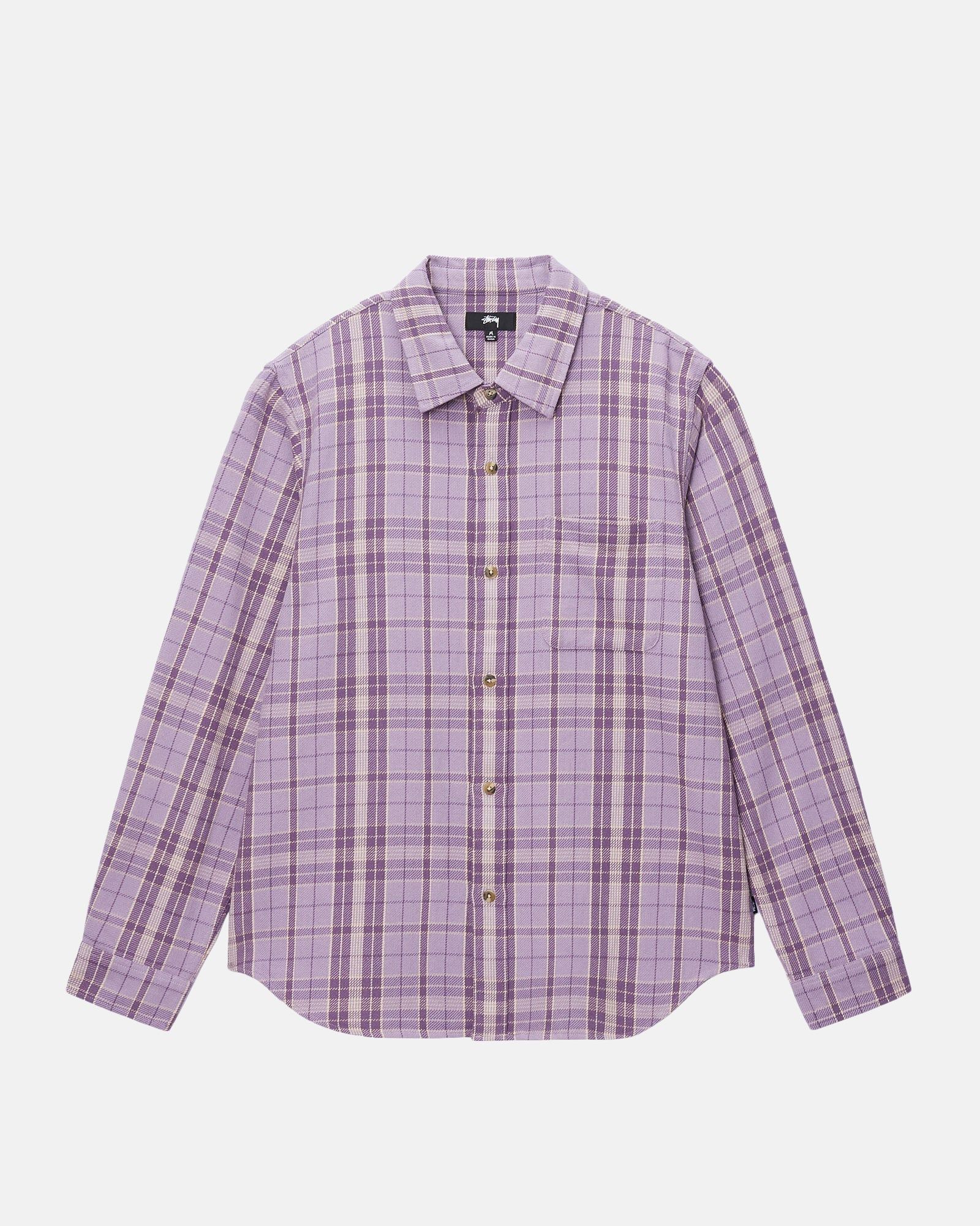 STONES PLAID SHIRT sold by Stussy