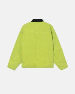 WASHED CANVAS SHOP JACKET sold by Stussy