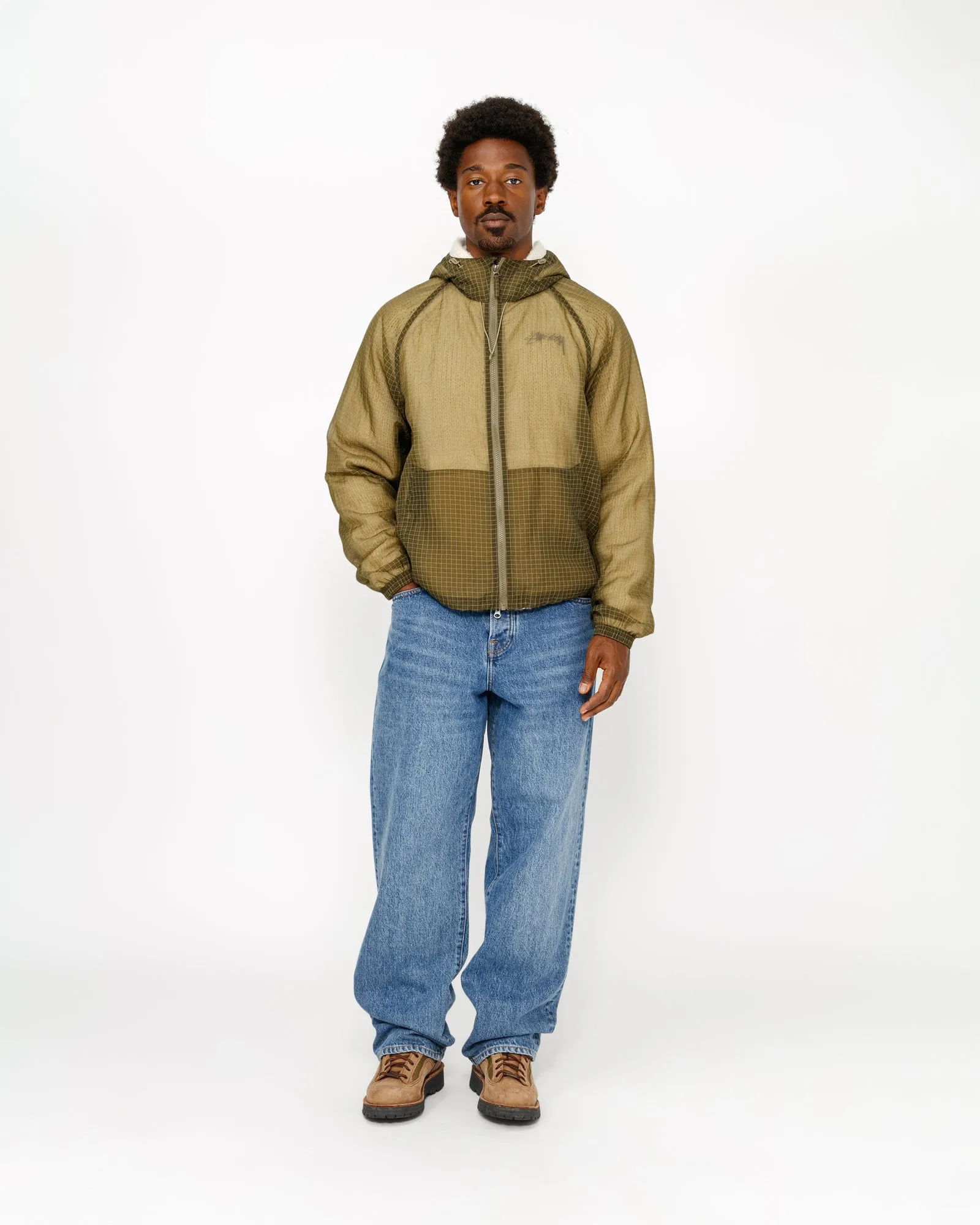 BEACH SHELL TRANSPARENT RIPSTOP sold by Stussy