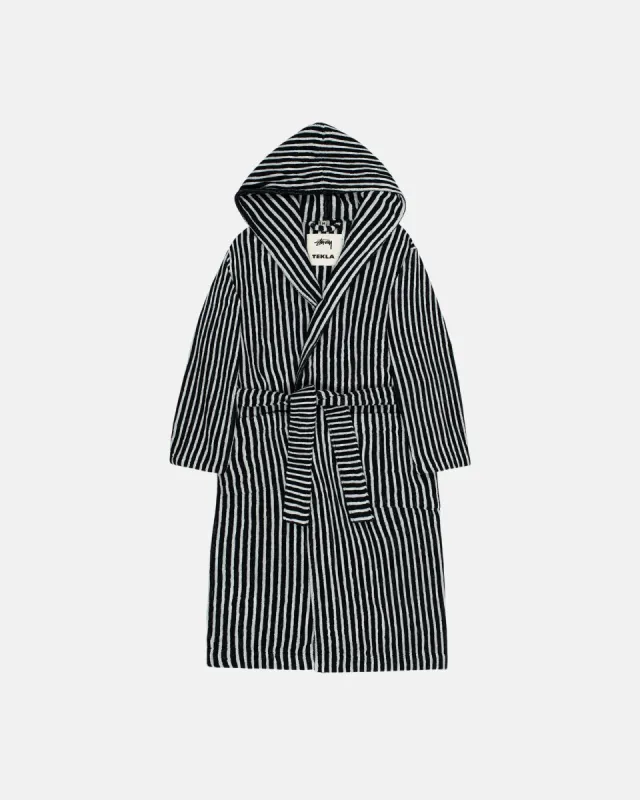 TEKLA TERRY HOODED BATHROBE sold by Stussy