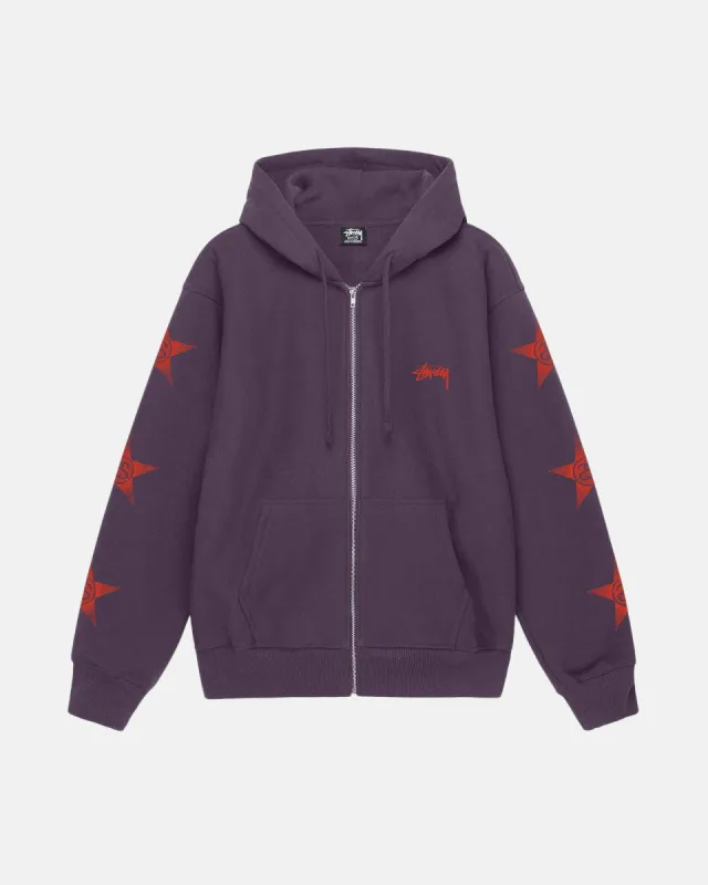STARS ZIP HOODIE sold by Stussy