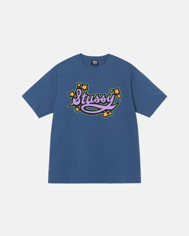 STAR SCRIPT TEE sold by Stussy