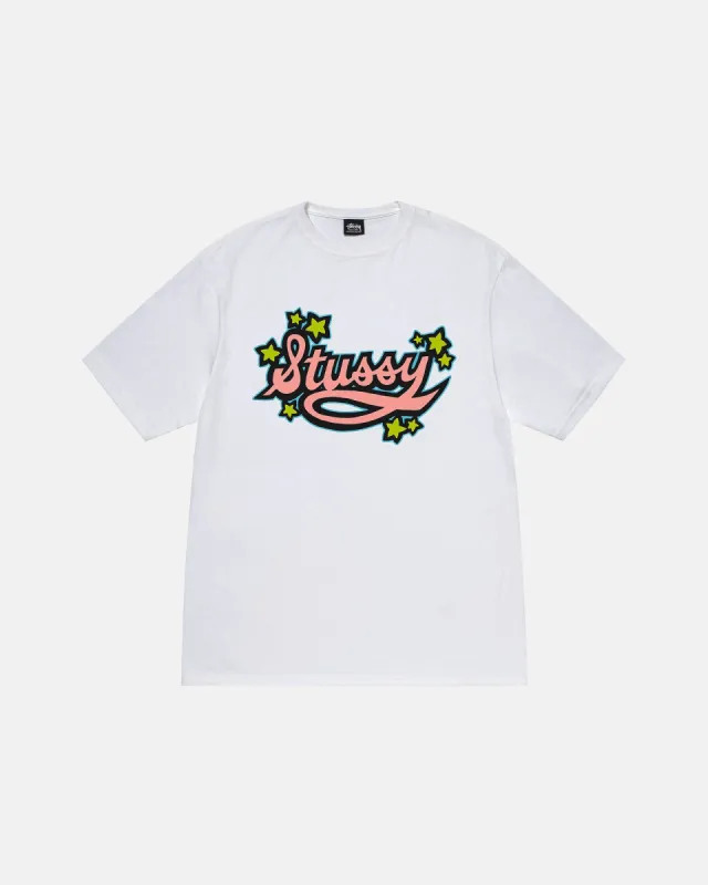 STAR SCRIPT TEE sold by Stussy