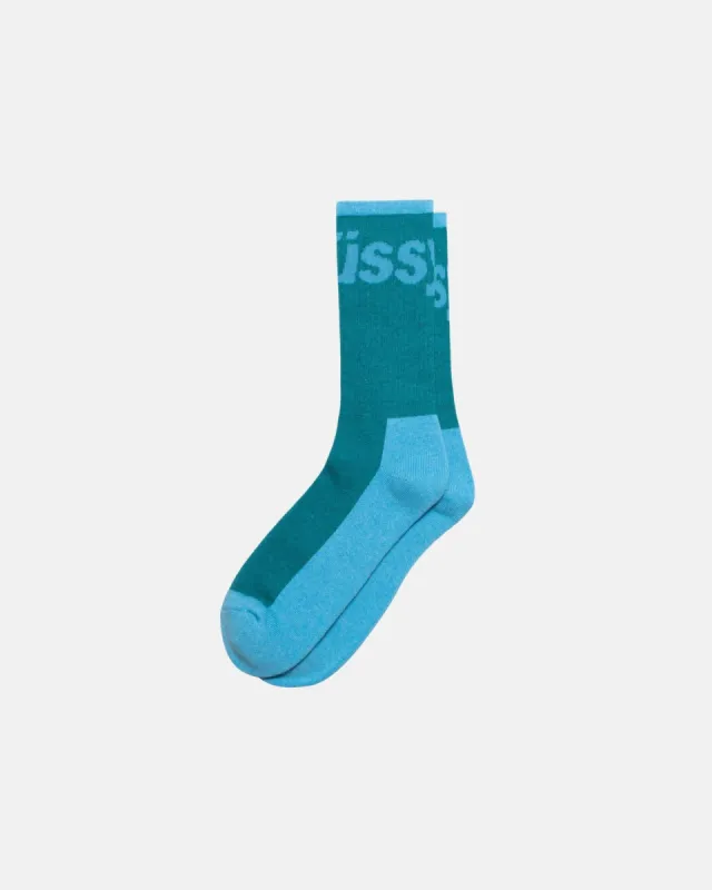 LOGO JACQUARD TRAIL SOCKS sold by Stussy