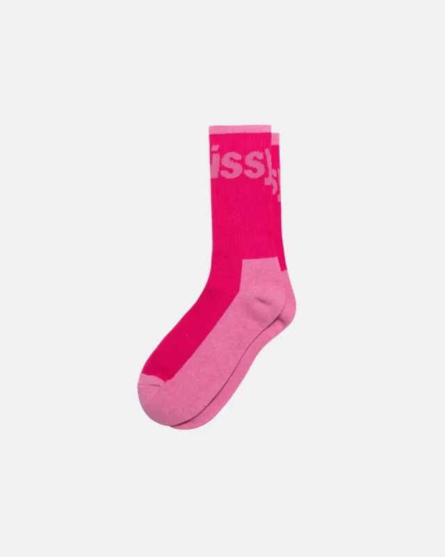 LOGO JACQUARD TRAIL SOCKS sold by Stussy
