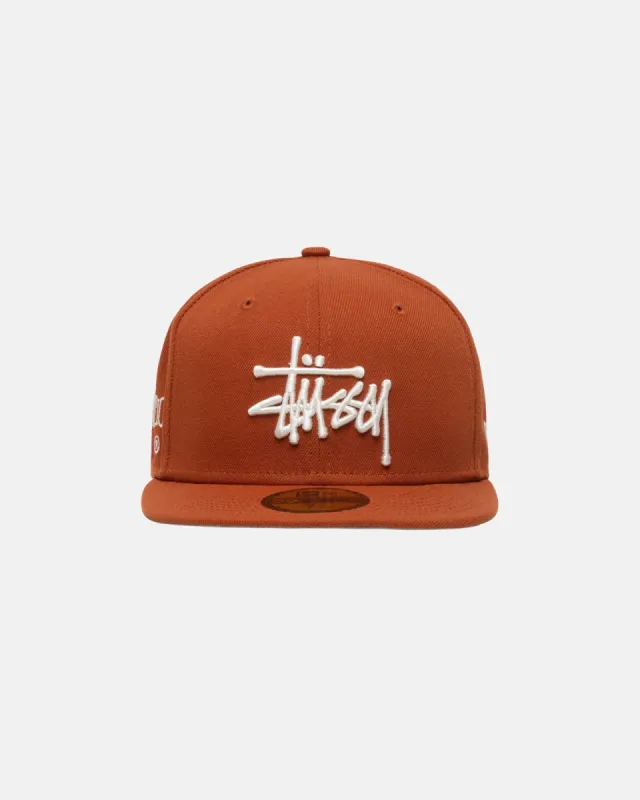 STUSSY × NEW ERA 59FIFTY AUTHENTIC CAP Stussy x New Era Authentic 59Fifty Fitted Cap Cardinal Men's