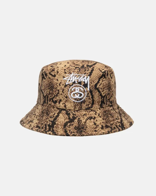 DEEP BUCKET HAT STOCK LOCK sold by Stussy