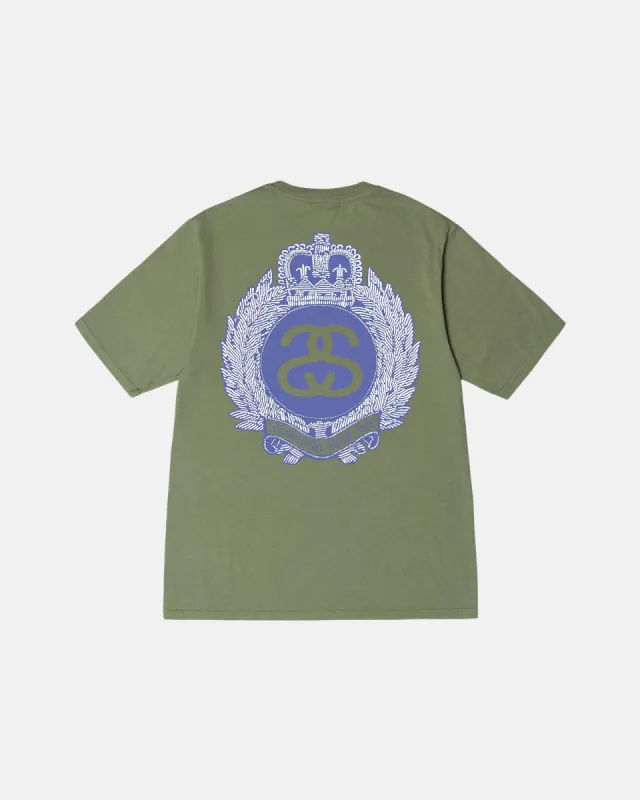 CROWN WREATH PIGMENT DYED TEE sold by Stussy