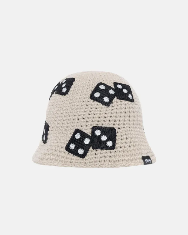 BUCKET HAT DICE KNIT made by Stussy