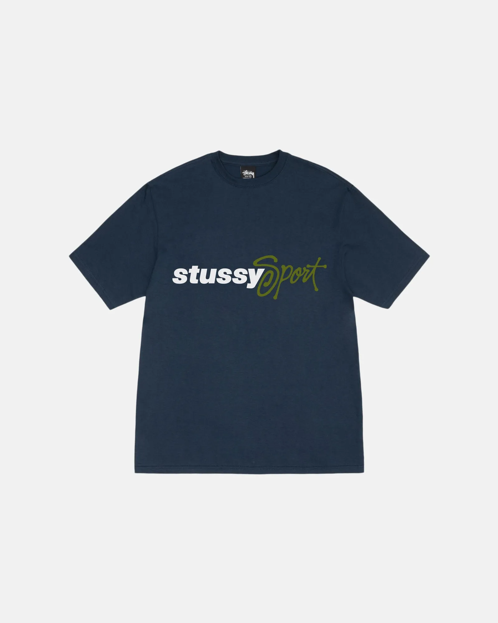 SPORT SCRIPT TEE sold by Stussy