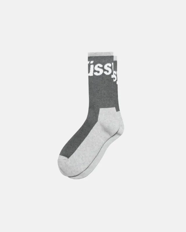 LOGO JACQUARD TRAIL SOCKS sold by Stussy