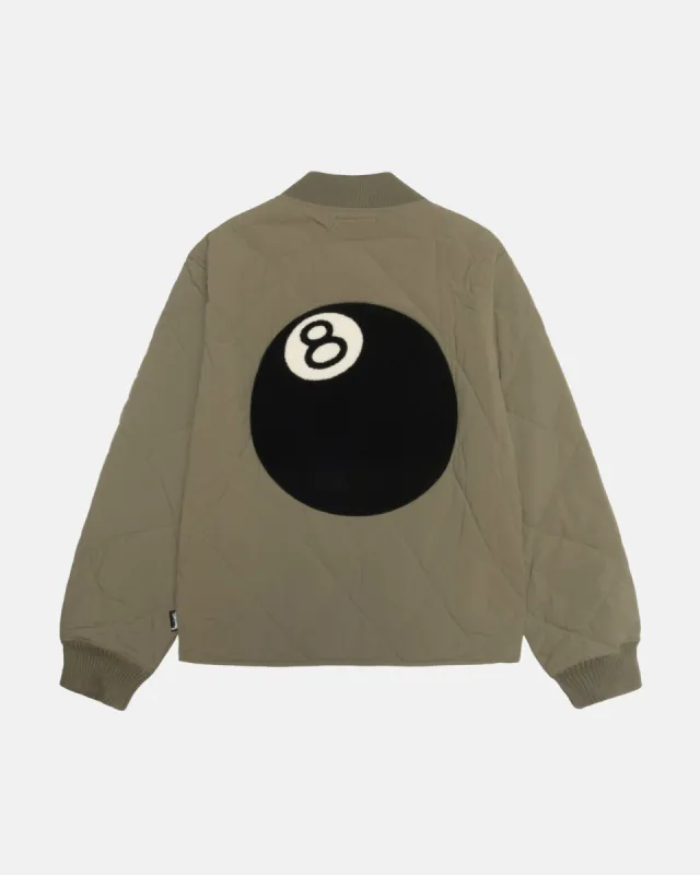 8 BALL QUILTED LINER JACKET sold by Stussy