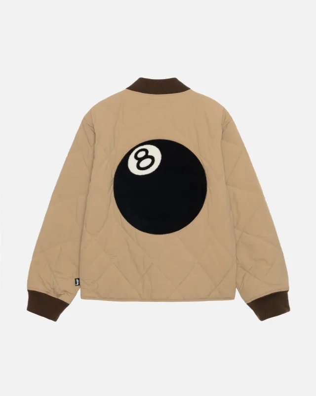 8 BALL QUILTED LINER JACKET sold by Stussy