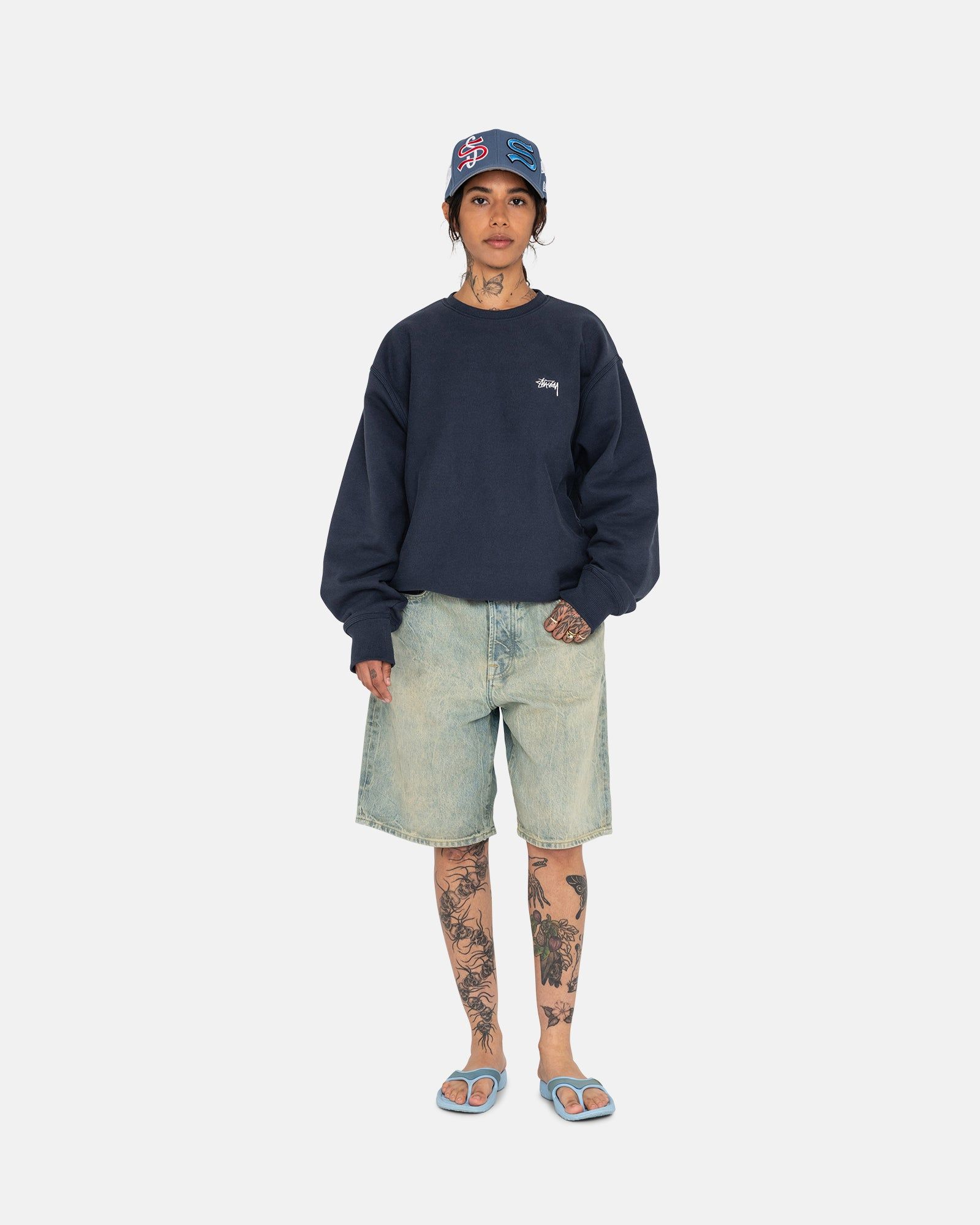 OVERDYED STOCK LOGO CREW sold by Stussy product image thumbnail 6