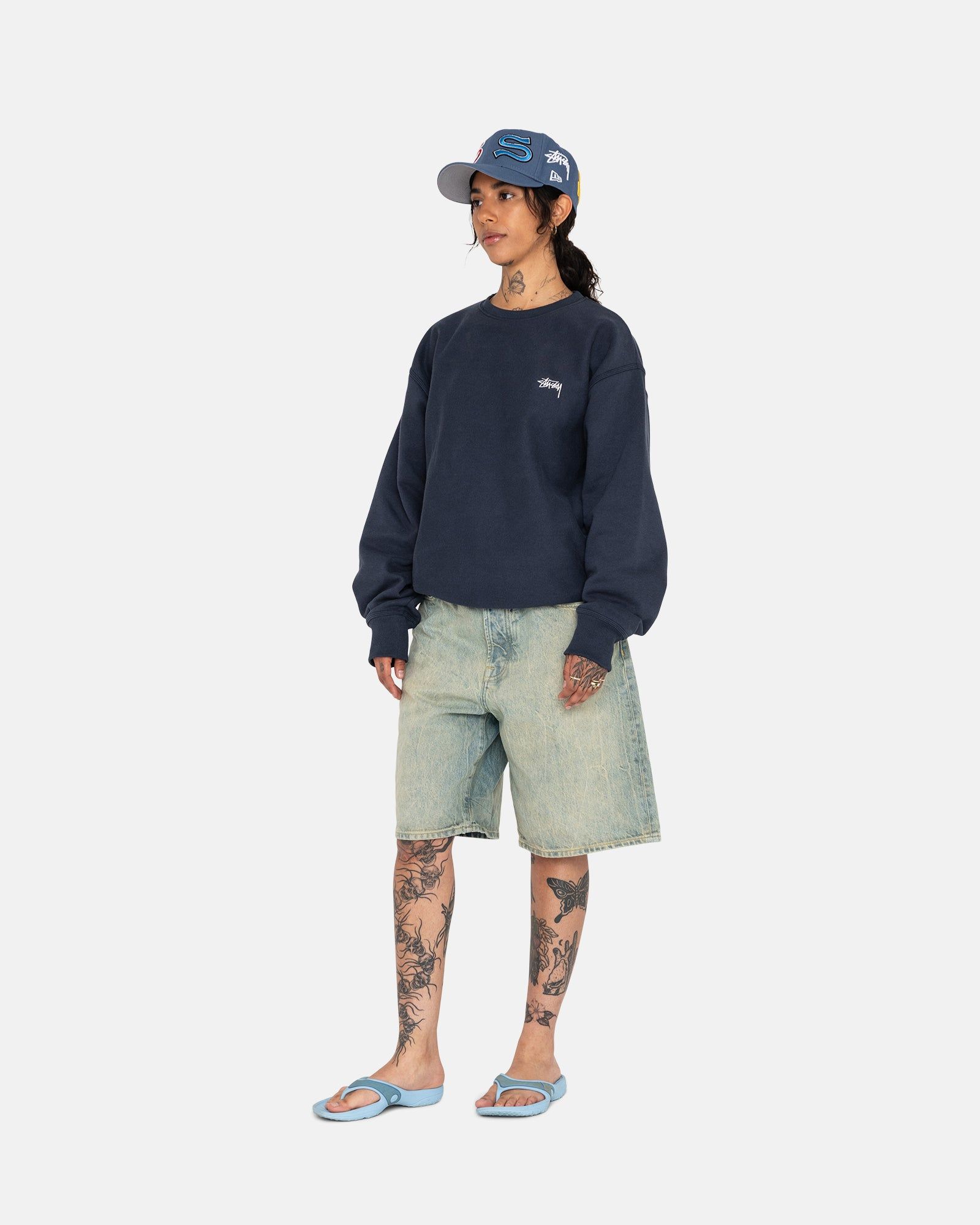 OVERDYED STOCK LOGO CREW sold by Stussy product image thumbnail 7