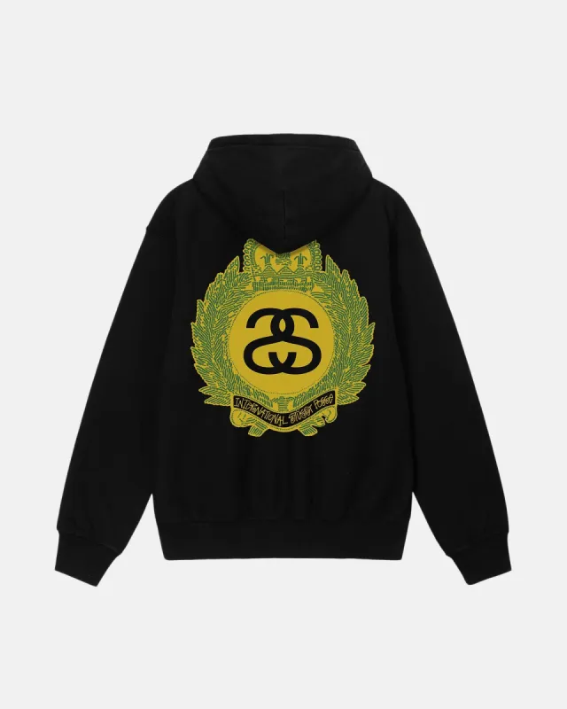 CROWN WREATH PIGMENT DYED HOODIE sold by Stussy